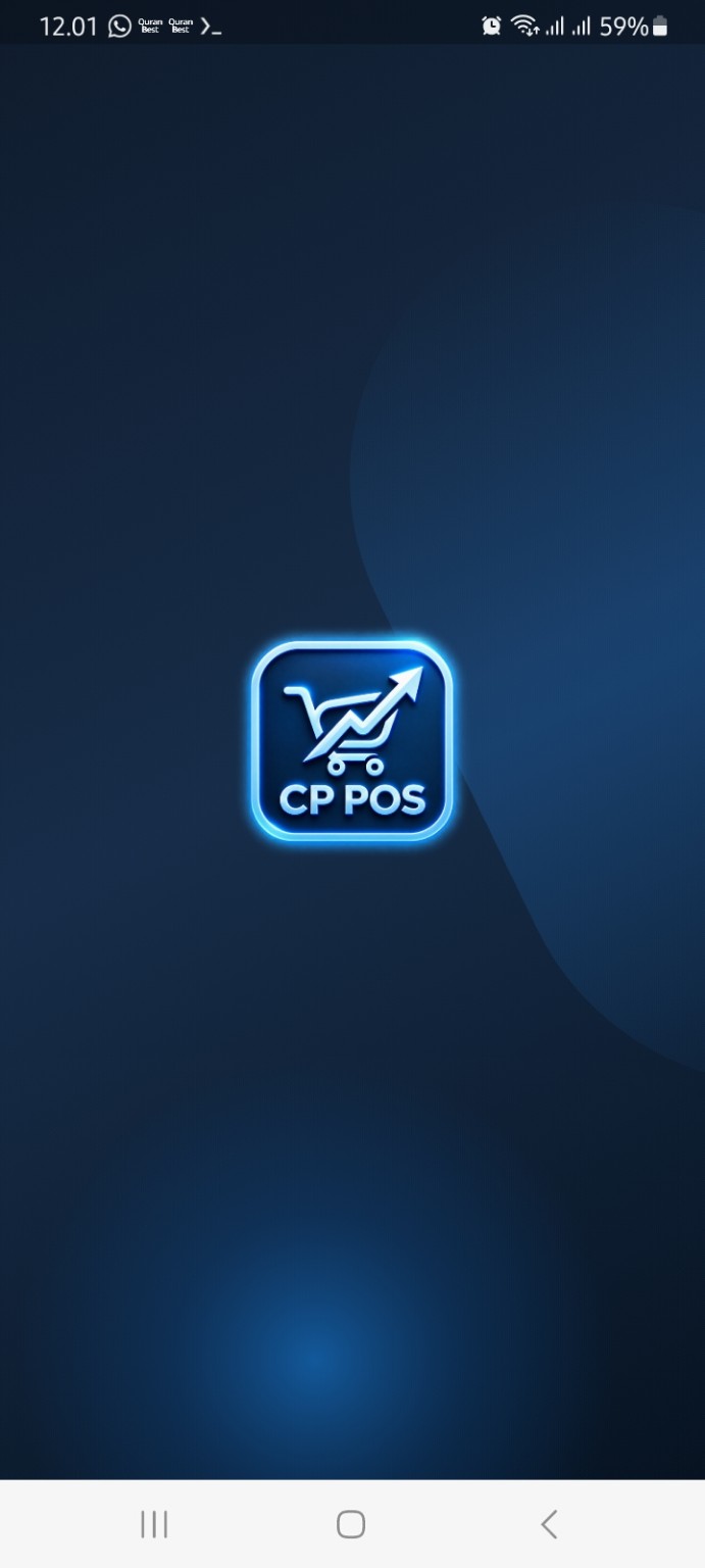 Layar intro CP POS
